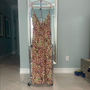 Bar III Multicolor Leopard Print Swim Coverup